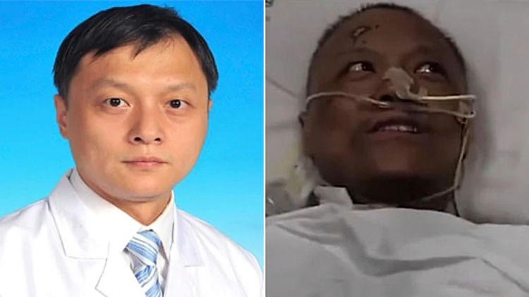 El extraño cambio en el color de la piel de dos médicos que sobrevivieron al coronavirus en Wuhan