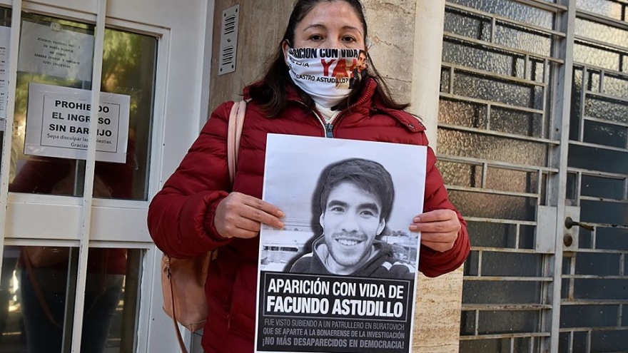 La autopsia a Facundo Astudillo determinó que murió por asfixia por sumersión