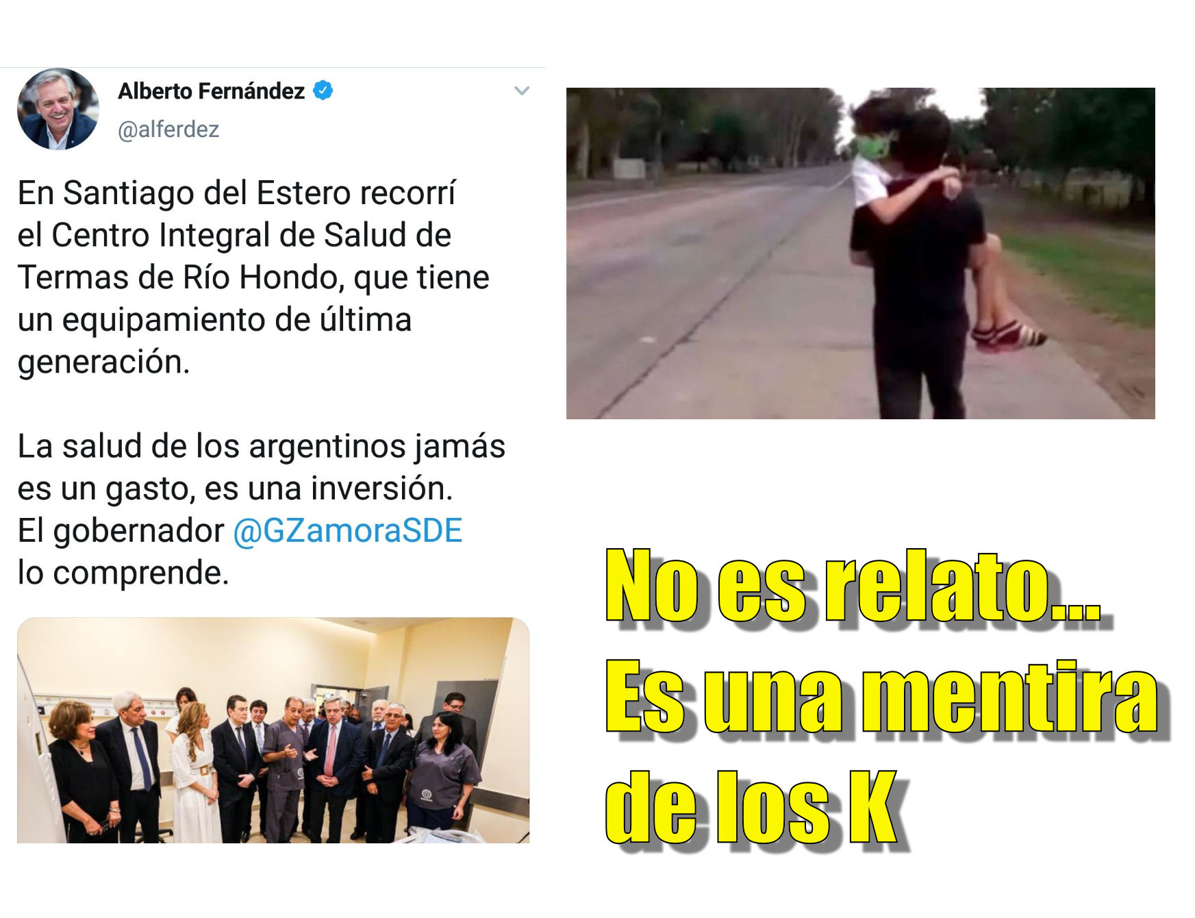 Entoces porque el padre de Abigail hizo 5 km para que la atiendan