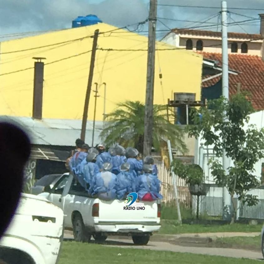 Así trasladan a los esenciales en Formosa