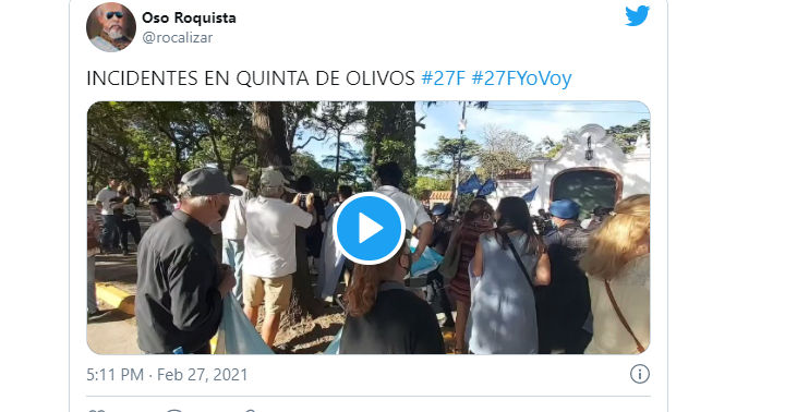 Mientras Máximo y CFK están el sur,  los K envían una patota sindical a pegarle a Jubilados
