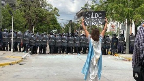 Brutal  represión en la narko provincia de Formosa del kirchnerista  Gildo