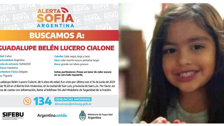 Búsqueda de Guadalupe: la Justicia investiga un posible ajuste de cuentas narco detrás de la desaparición de la nena en San Luis