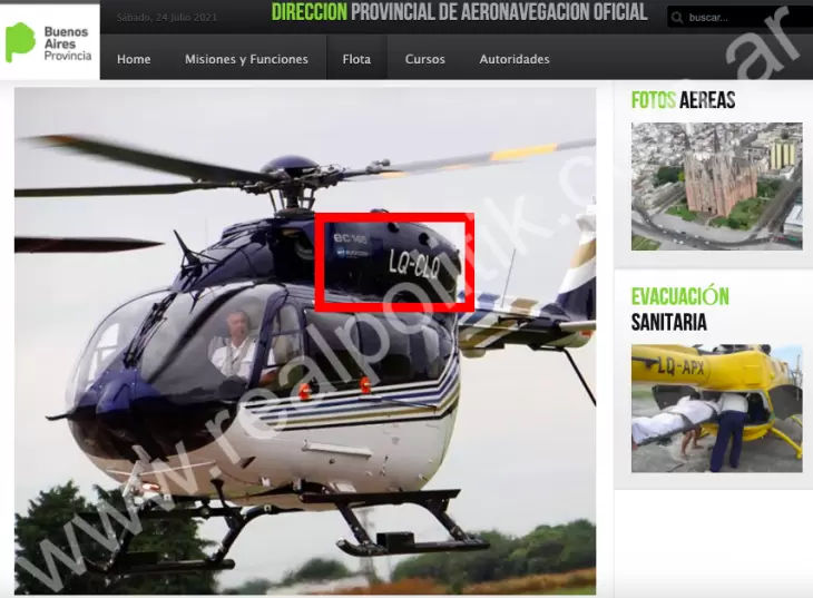 Asi el  Frente de Todos negocia el cierre de listas utilizando un helicóptero sanitario