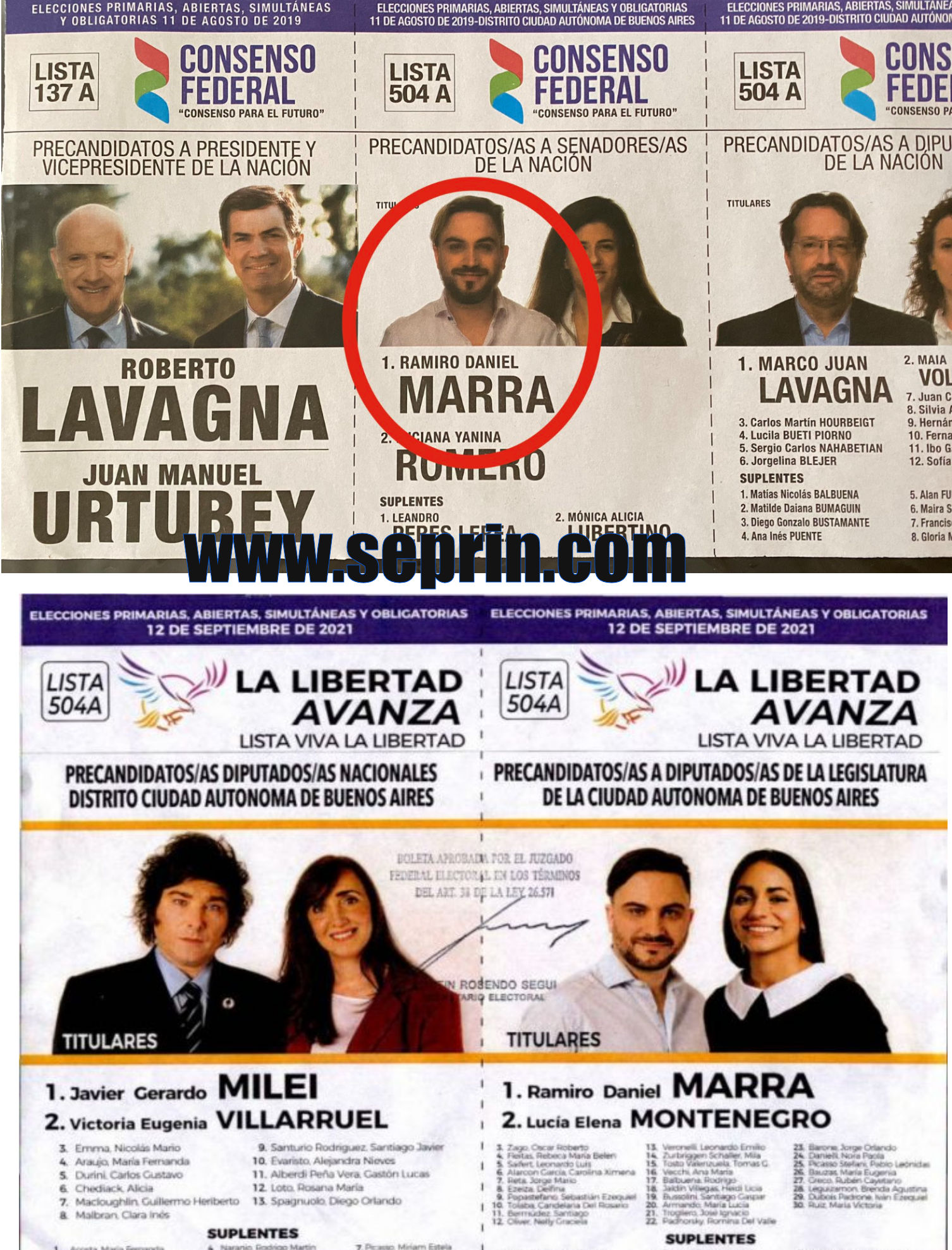 Marra en la Lista de Lavagna