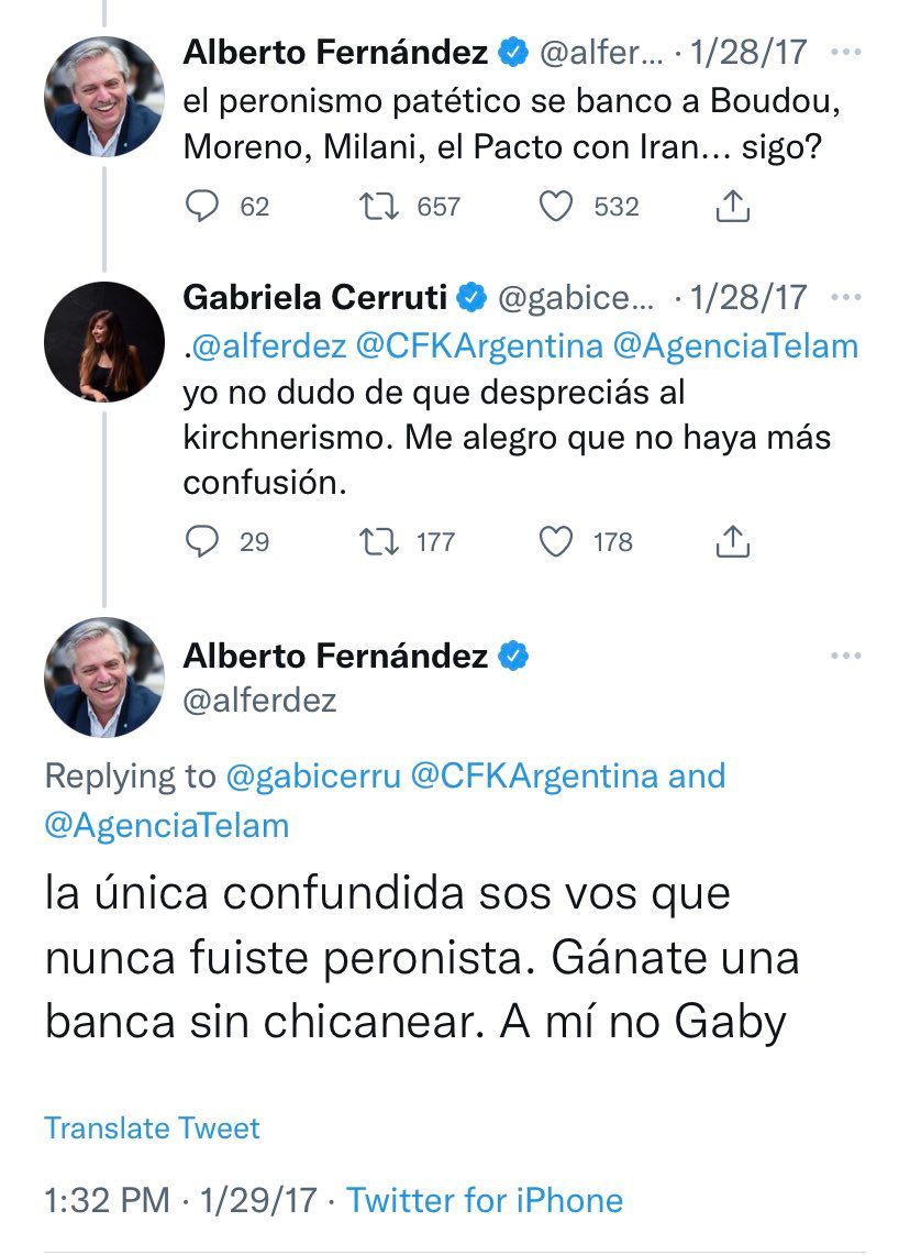 LANUEVA VOCERA DE ALBERTO … PERO QUEMANDO TWITTER