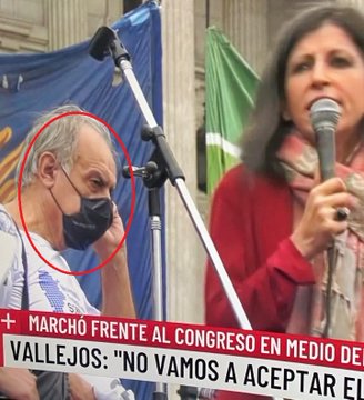 El mismo que sacó los carteles con las fotos de las victimas fallecidas por Covid y pateó las piedras en homenaje en Plaza de Mayo, es el puntero político de Fernanda Vallejos