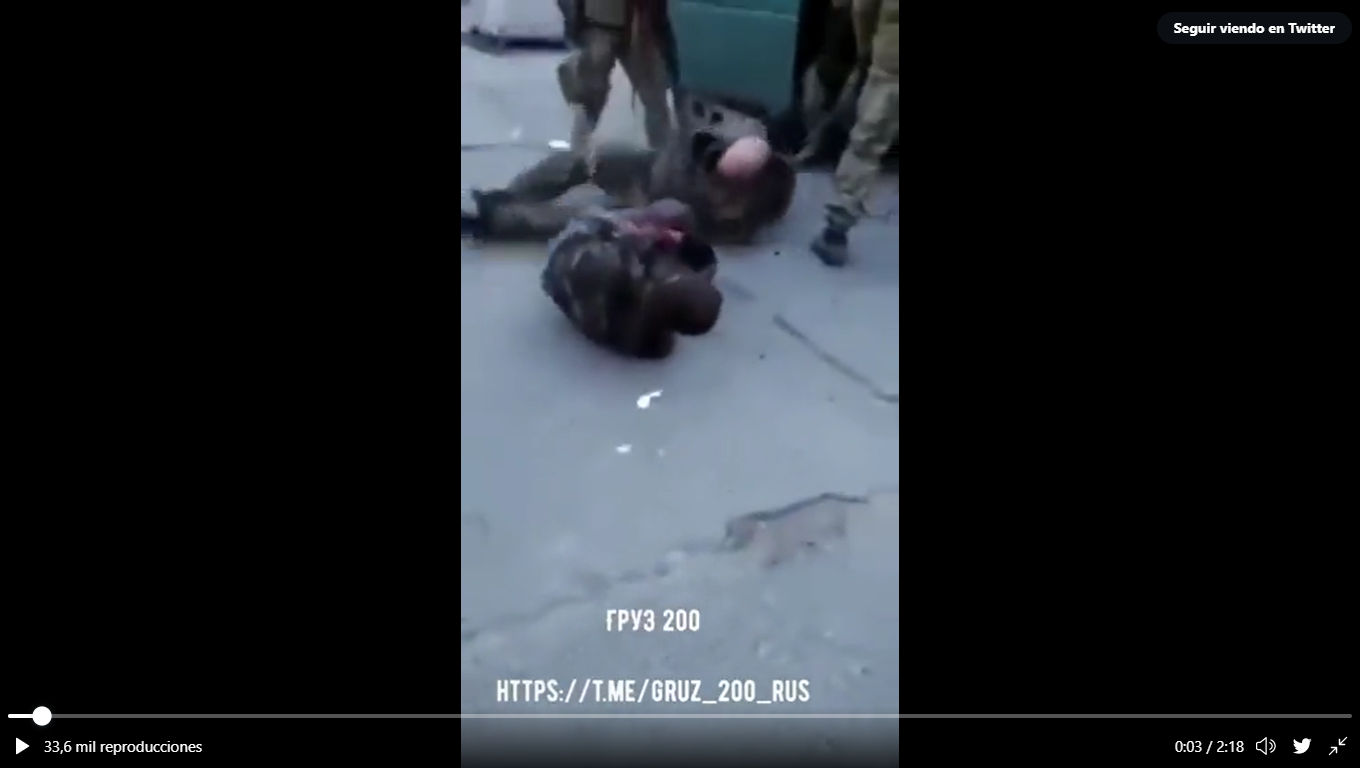 Video de soldados rusos torturados por el ejercito ucraniano
