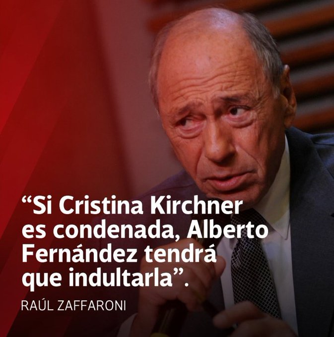 El entorno del Presidente dejó trascender el rumor de una condonación ante una eventual condena a la vice, que rechaza la propuesta porque significaría aceptar que es culpable