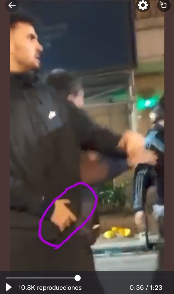 El video que posteo Wado de Pedro se ve una persona armada junto a Máximo
