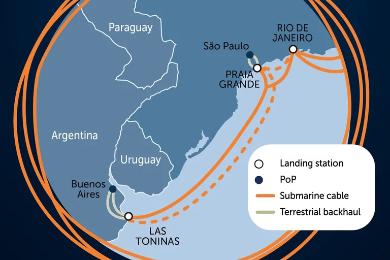 Las Toninas capital Argentina de Internet: Google instala un cable de fibra óptica hacia EEUU