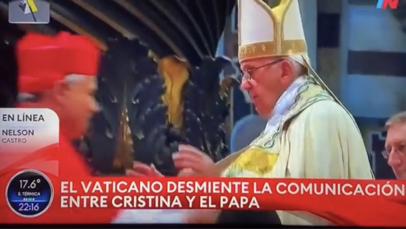 El Vaticano desmiente comunicación telefónica entre el Papa y CFK