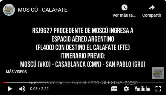 Desde la Madre Rusia al Calafate
