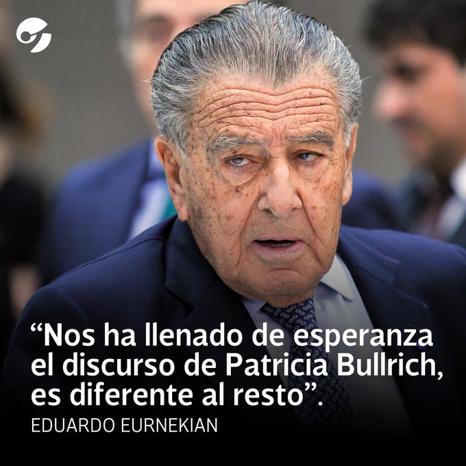 Eurnekian elogia a Bullrich, mientras se aleja de Milei que teme que le embrome negocios en EEUU.