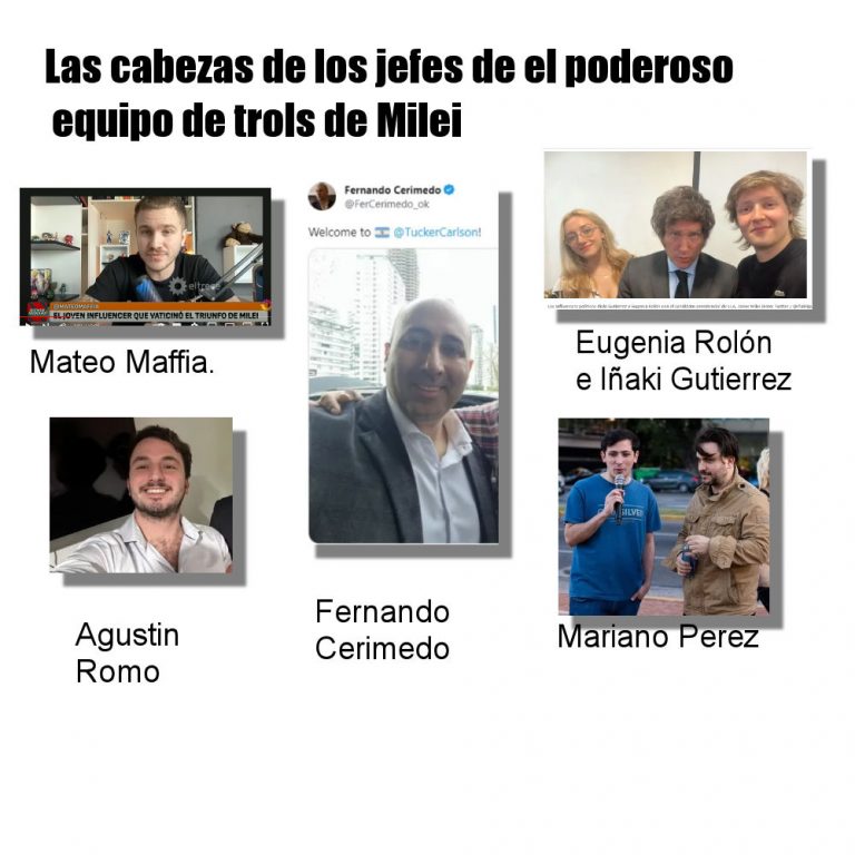 400 millones de Impresiones al TW de Tucker Carlson sobre Milei: Así es el equipo de trolls del Libertario.