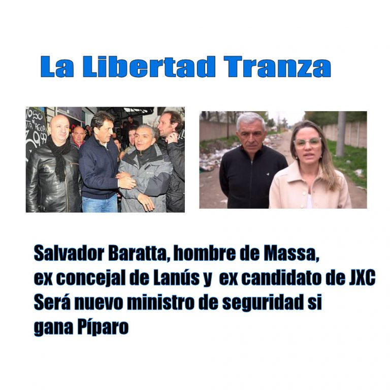 Baratta el que será ministro de Píparo si gana, es un hombre Massa, ex concejal de Lanús del Frente para la Victoria ( ahora UP) .