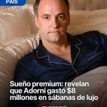 La compr de sabanas de Adorni via su empleada por 8 millones de pesos