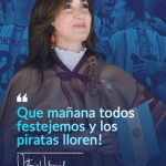 Duro mensaje de la Vicepresidente Villarruel, diferenciandose de Milei y la prohibición llevar bandera con las Malvinas